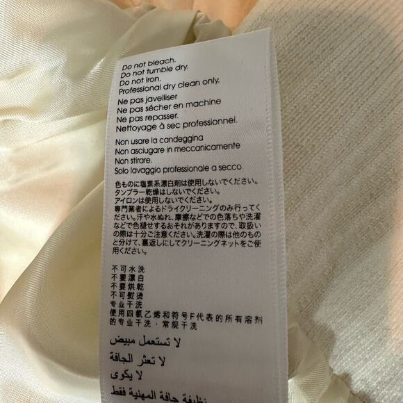 3.1 Phillip Lim Eggshell Vegan Leather Halter Top Size 6 - Picture 10 of 12